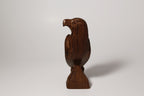 Natural Wonders USA hand-carved dark wood eagle figurine with detailed feathers and a polished finish.