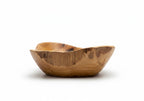 Natural Wonders USA large cedar serving bowl with rustic grain and smooth finish, 5" tall x 16" round.