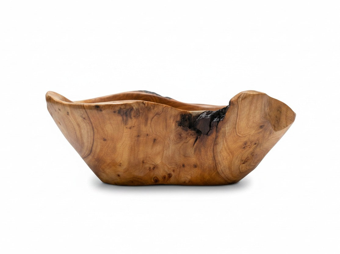Natural Wonders USA small cedar bowl, 3.5