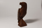 Natural Wonders USA hand-carved dark wood eagle figurine with detailed feathers and a polished finish.