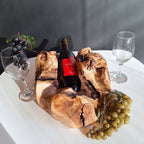 Cedar Single Bottle Wine Holder