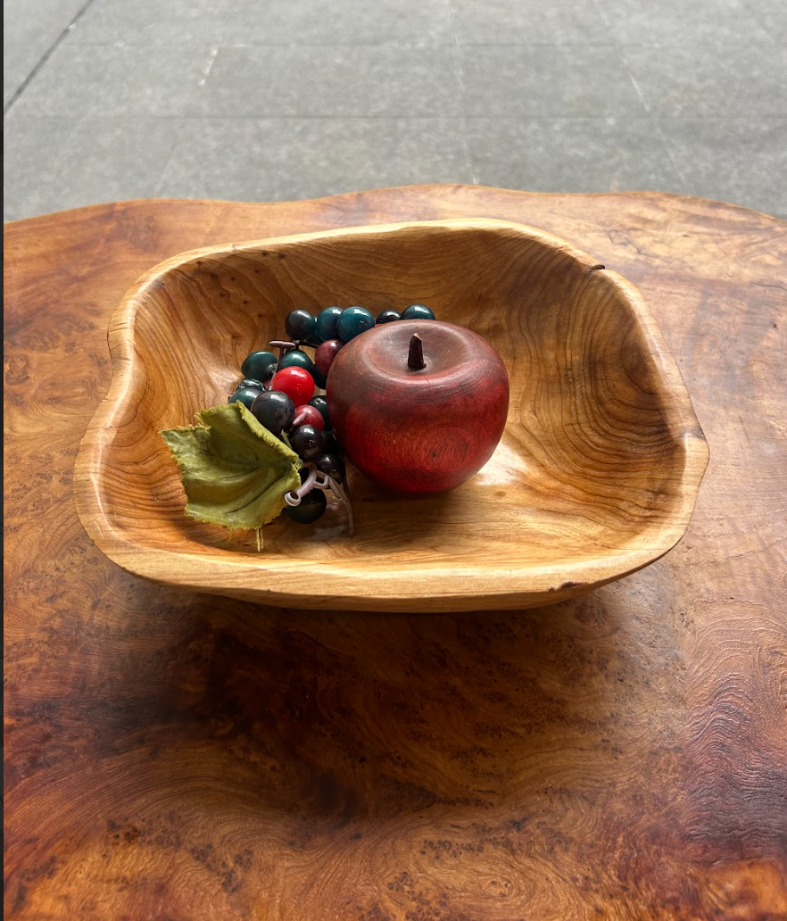 Cedar wood nibble dish