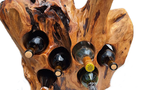 Cedar Stump 6 Bottle Wine Holder