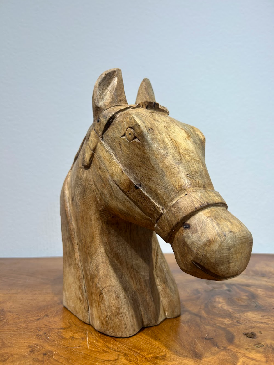 Wooden Horse Head