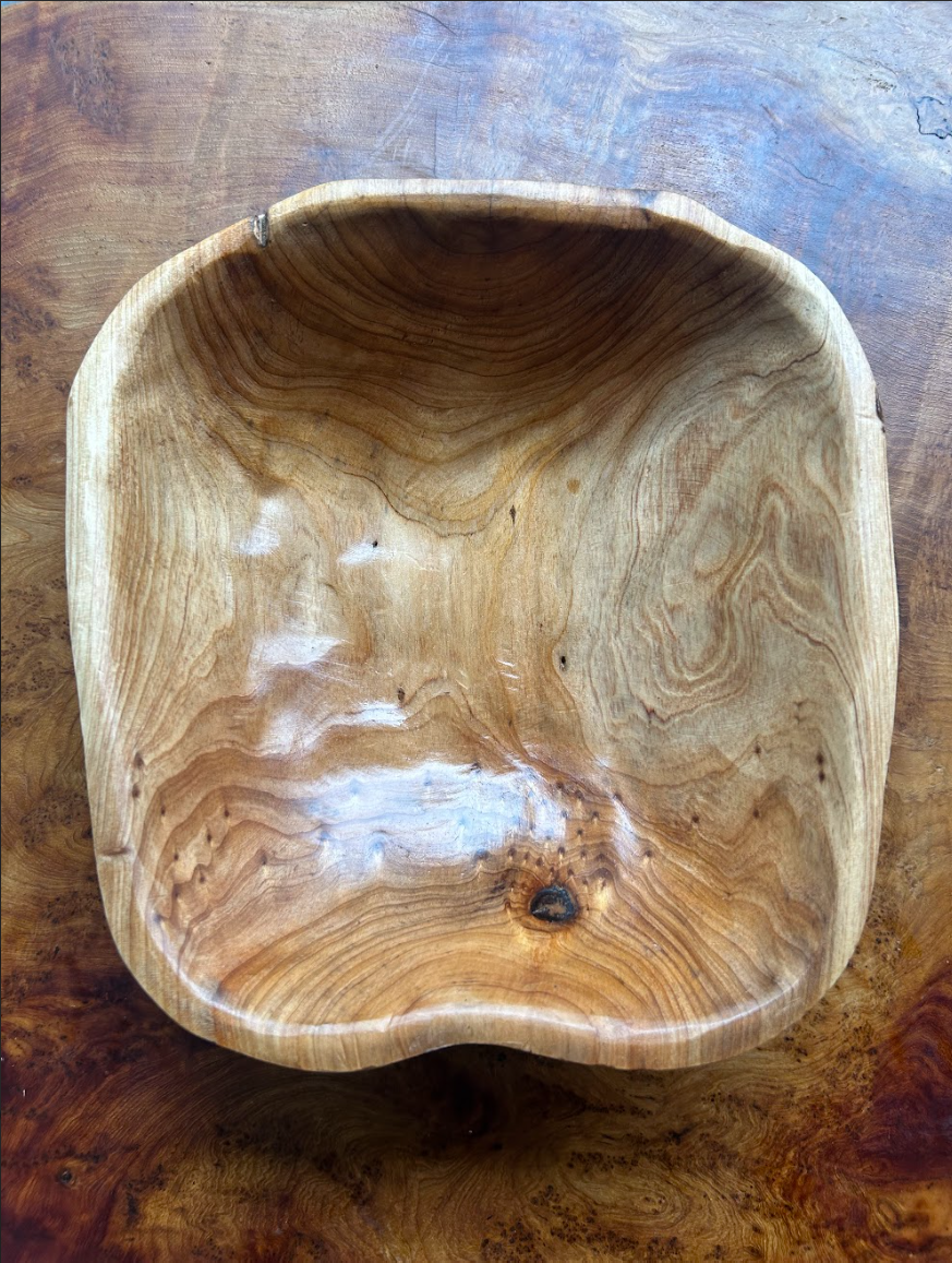 Cedar wood nibble dish