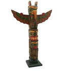 Brown/Green Wooden Totem