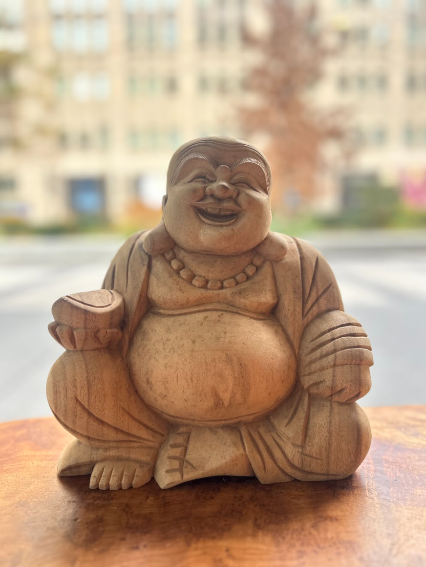 happy Sitting Buddah