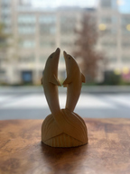 Smooth Wooden Dolphins